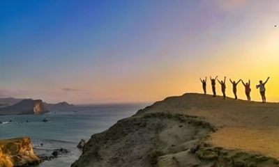Sunset in Paracas National Reserve