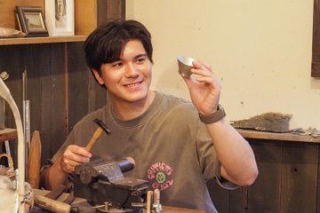 Japanese Metal Craft Workshop: Make Your Suzu Tableware in Osaka