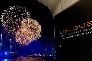Malta Fireworks Festival Cruise in Grand Harbour with Food