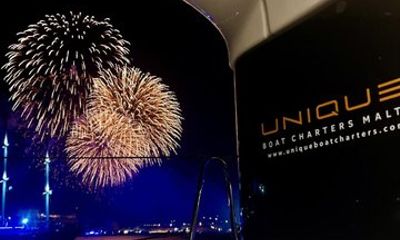 Malta Fireworks Festival Cruise in Grand Harbour with Food