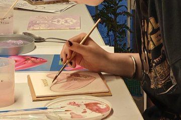 Tile Painting Class in Porto
