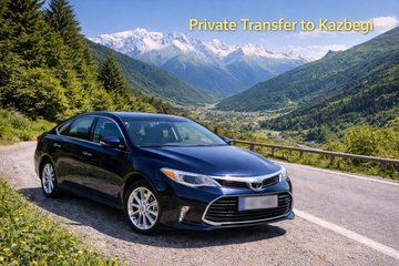 Tbilisi to Kazbegi Private Transfer with 4 Scenic Stops