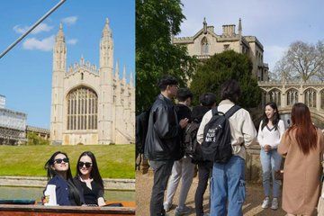 Cambridge Walking and Punting Private Combined Tour