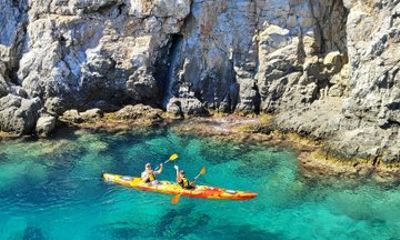 Half Day Sea Kayaking Adventure on Rhodes East Coast