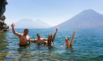 Lake Atitlan Hike Cliff Jump and Cultural Tour
