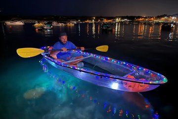 Guided Night Kayak Tours in St Thomas Bay, Malta