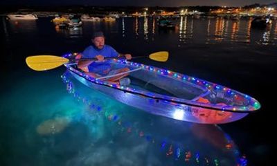 Guided Night Kayak Tours in St Thomas Bay, Malta