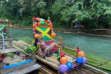Private Luminous Lagoon and Martha Brae Rafting Falmouth Jamaica