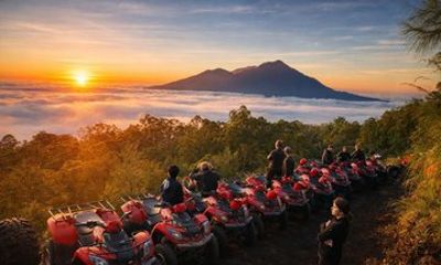Bali Batur Sunrise ATV Quad Bike and Hot Spring Tour