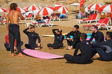 Taghazout Private Group Surf Lesson at Panorama Beach