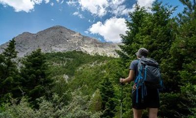 Hiking from Kalavryta to Chelmos Ski Center E4 Trail
