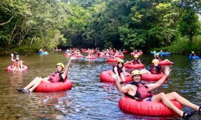 Rainforest River Tubing and Cairns Jetboating for 1 Day 2 Tours