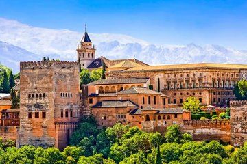 Alhambra Entry Assistance and Tourist Train Ride in Granada