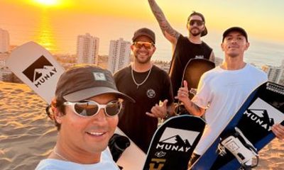 Sandboard activity in Iquique with transfer