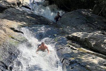 El Yunque Rainforest Waterslide with Beach Relaxation