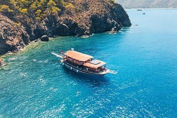 Antalya Suluada Island Boat Trip with Hotel Pickup and Lunch