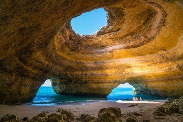 Albufeira Benagil Caves and Dolphins Boat Tour with Transfer