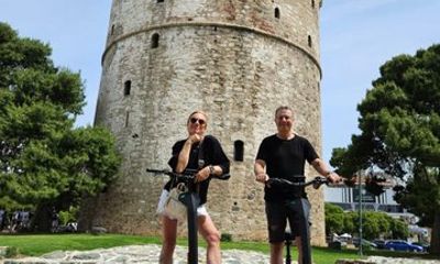 Thessaloniki Highlights Electric 4W Scooter Tour