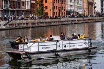 Cruises on the Motlawa River by Comfortable Catamaran