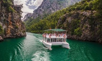 Antalya Green Canyon Boat Tour With Lunch and Hotel Transfer