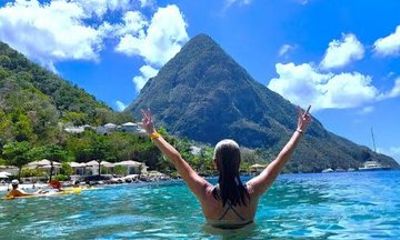 St Lucia Soufriere Land and Sea Tour With Snorkeling Sugar Beach
