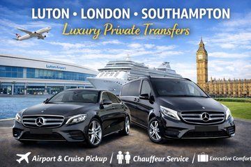 Luton Airport to London or Southampton Port Private Transfer