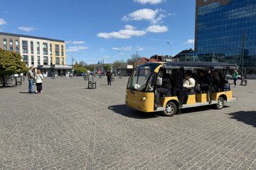 Krakow WWII Jewish Ghetto & Schindler Factory Golf Cart Tour