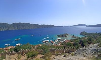 Gentle cruise over Kekova’s Sunken City beneath the waves