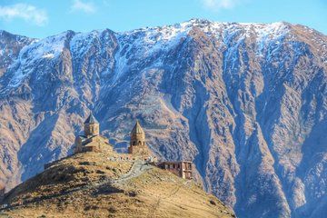 Private Adventure in Kazbegi Mountains with Drone Photos