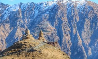 Private Adventure in Kazbegi Mountains with Drone Photos