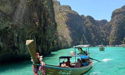 Krabi 4 Islands Day Trip by Longtail Boat or Speedboat