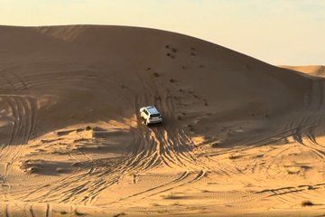 Shared Evening Desert Safari 4x4 Dune Bashing, Dinner and Shows