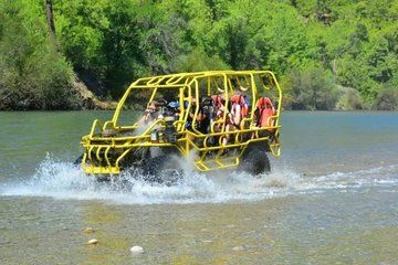 Alanya Combo Giant Jeep Safari Rafting Zipline and Quad