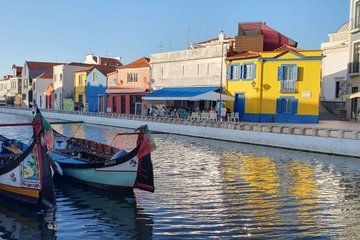Aveiro Walk, Moliceiro Boat and Tile Painting