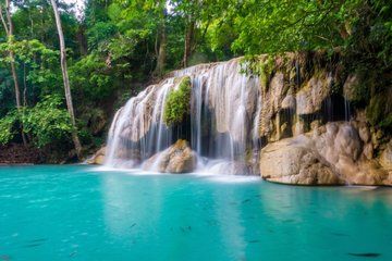 Kanchanaburi Private Tour Erawan Waterfall and Mystical Temples
