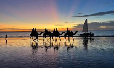 Darwin Sunset Camel Ride at Mindil Beach