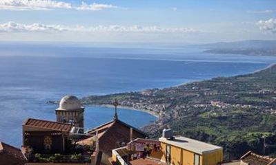 Castelmola Village and Etna Winery from Taormina Sicily Wine Tour