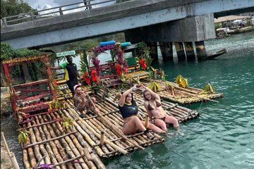 Montego Bay Bamboo Rafting Lime Stone Massage Experience