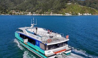Wellington Harbour eBike Explorer Ferry first then Cycling