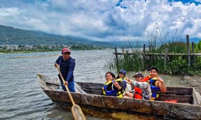 From Panajachel Canoe Adventure and Tul Route in Atitlan