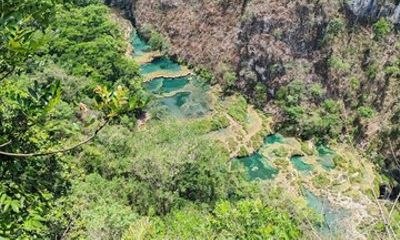 Full Day Trip to Semuc Champey with Caves Adventure from Coban