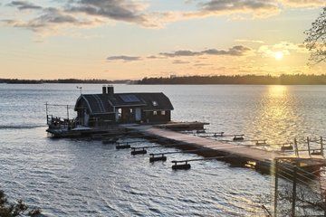 Helsinki Rustic Finnish Floating Sauna Cottage Experience