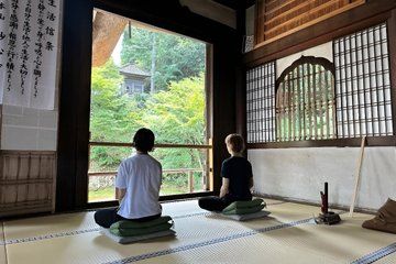 Kyoto Private Zen Meditation with Matcha and Garden English