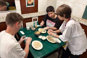 Osaka Authentic Gyoza Making & Onigiri Experience