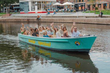 Groningen: Canal Cruise - open boat (optional) Audio Guide