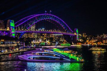 Vivid Sydney Degustation Dinner Cruise on the Jackson