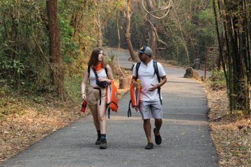 Erawan Falls and River Kwai Tour with Transfer from Kanchanaburi