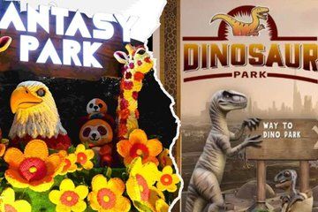 Dubai Glow Garden and Dinosaur Park Tickets