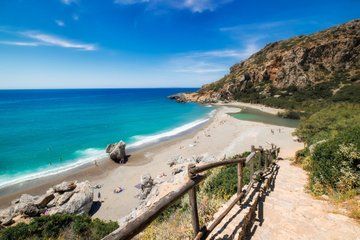 Preveli Tropical Beach from Heraklion