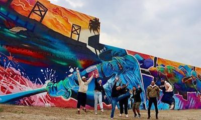 Magical Golden Hour Mural Tour Downtown Ontario Arts District